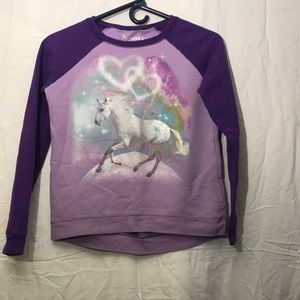 Girls purple sweater
